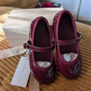 Jamie Kay Kids Mary Jane Shoes - Burgundy